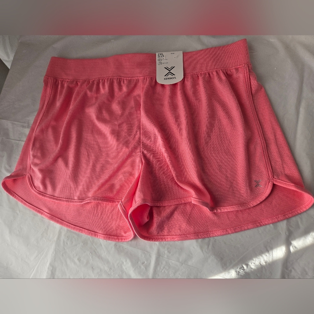Bright Colorful Athleisure Shorts for Women by Xersion. Quick Dry, Breathable. - Picture 8 of 12